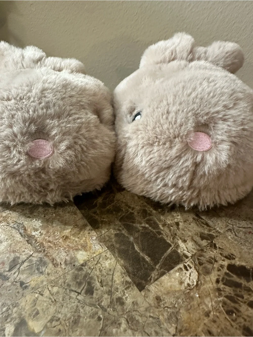 Wonder Nation Bunny Slipper House Shoes Size 2-3 - Picture 4 of 8